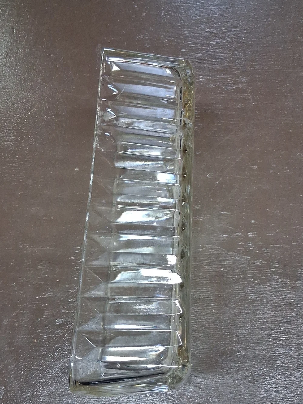 Vintage Anchor Hocking 1932‎ Fluted Glass Loaf Dish
